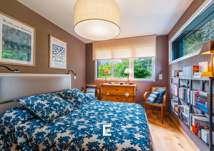 La chambre de 11 m² dans l'agrandissement