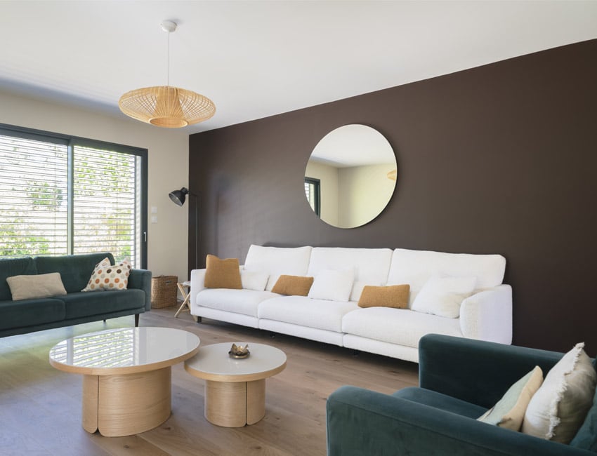 Salon nouvellement créé dans l’extension de la maison