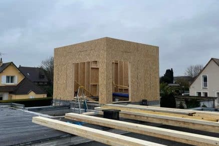Une surélévation en ossature bois